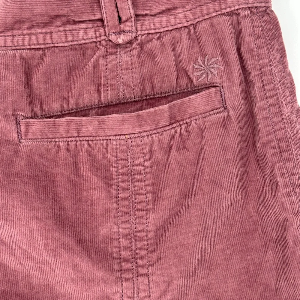 Athleta‎ fine whale Corduroy Mauve wherever Skirt Size 4 Pink Dusty Rose Pocket